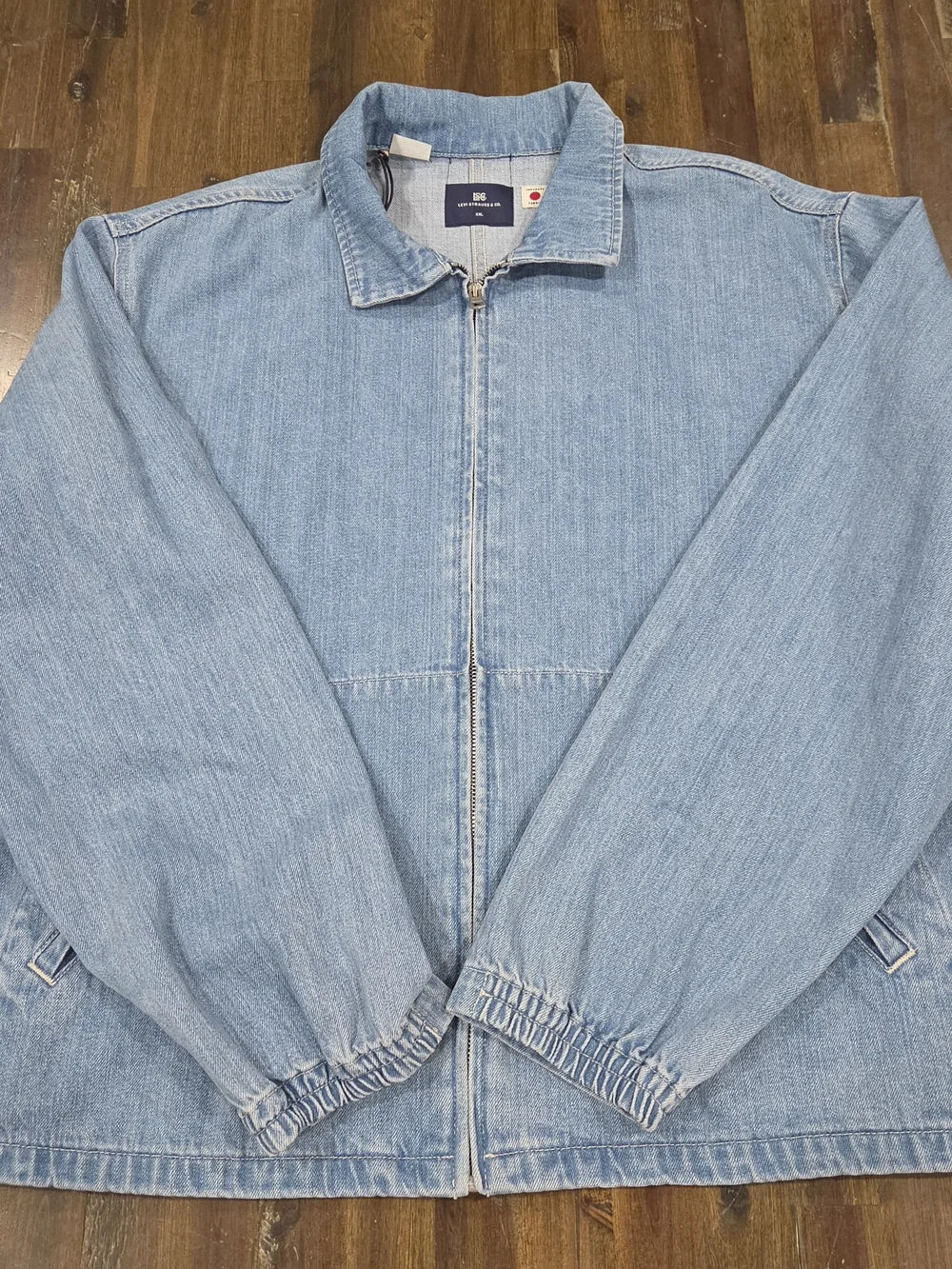 Levi's Light Wash Denim Zip Jacket